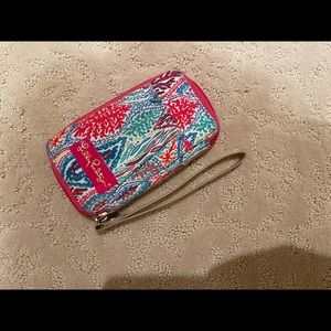 Lily Pulitzer wallet/glasses holder